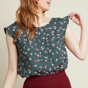 Modcloth "start of the seminar" top